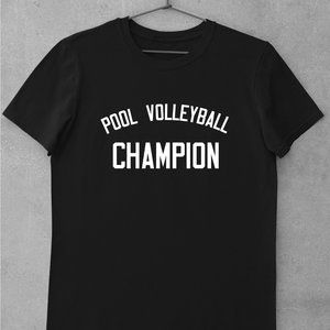 Pool Volleyball Champion Shirt, Funny, 80s, 90s, Meme, Viral